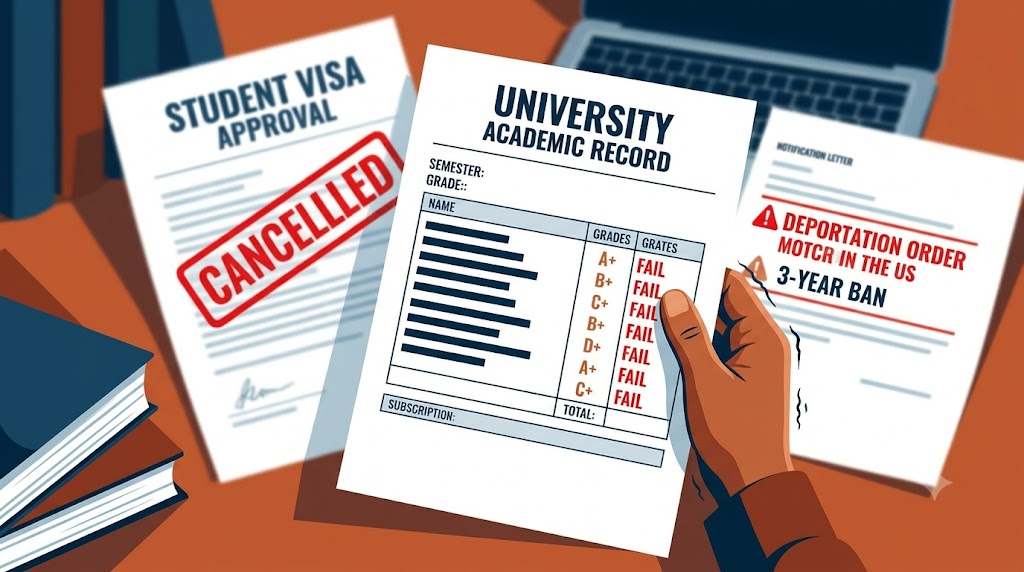 澳洲大学挂科了?不申诉的代价可能是签证被取消和3年不能来澳洲Australia University Fail — Why Not Appealing Could Cost You Your Visa and 3 Years in Australia image